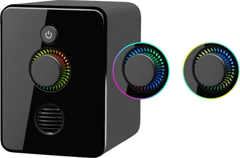 Bokse Defender V12, 11W, USB, Të zeza