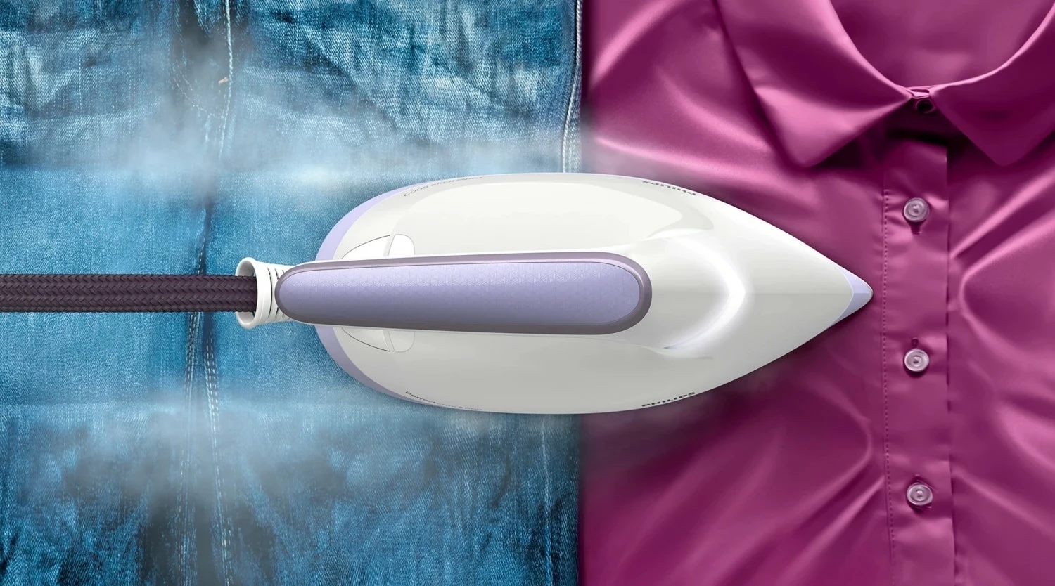 Hekur me avull Philips PerfectCare 6000 PSG6024/30, 2400W, rezervuar i lëvizshëm, fiolet