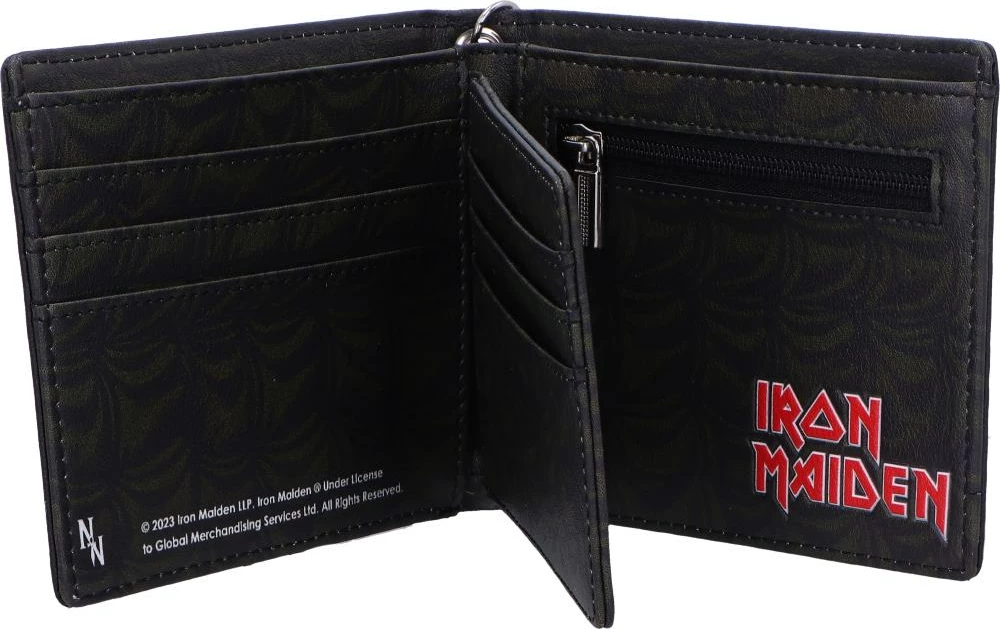 Portofol NEMESIS NOW Iron Maiden Piece of Mind, PU, 16×12×4 cm, me zinxhir, i zi
