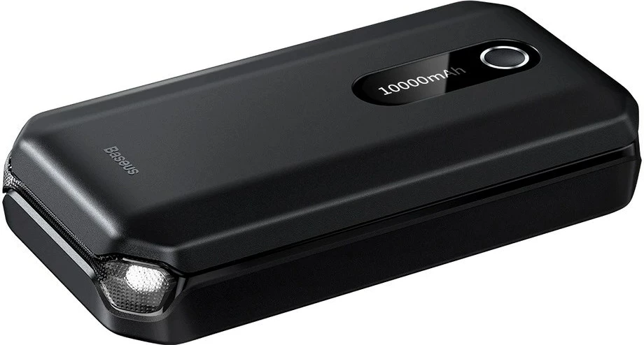 Booster Baseus BS-CH001, 10000 mAh, 12V, me kapëse krokodili, e zezë