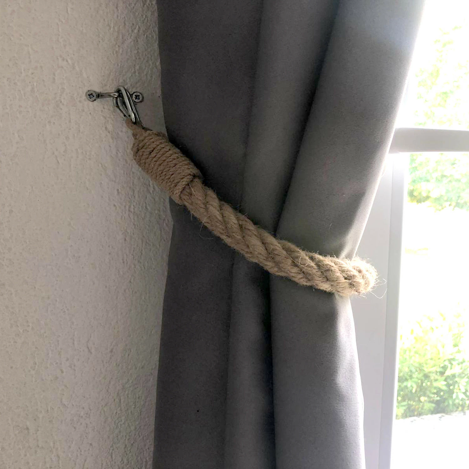 Varëse muri prej litari, ngjyrë arre, Aberto Design, Boruraf123