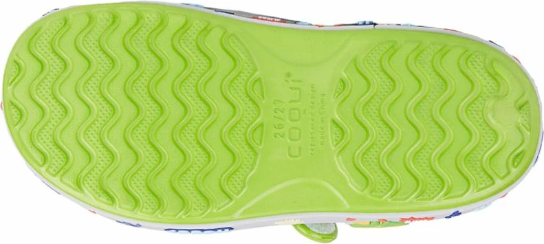 Sandale për fëmijë Coqui, të gjelbërta