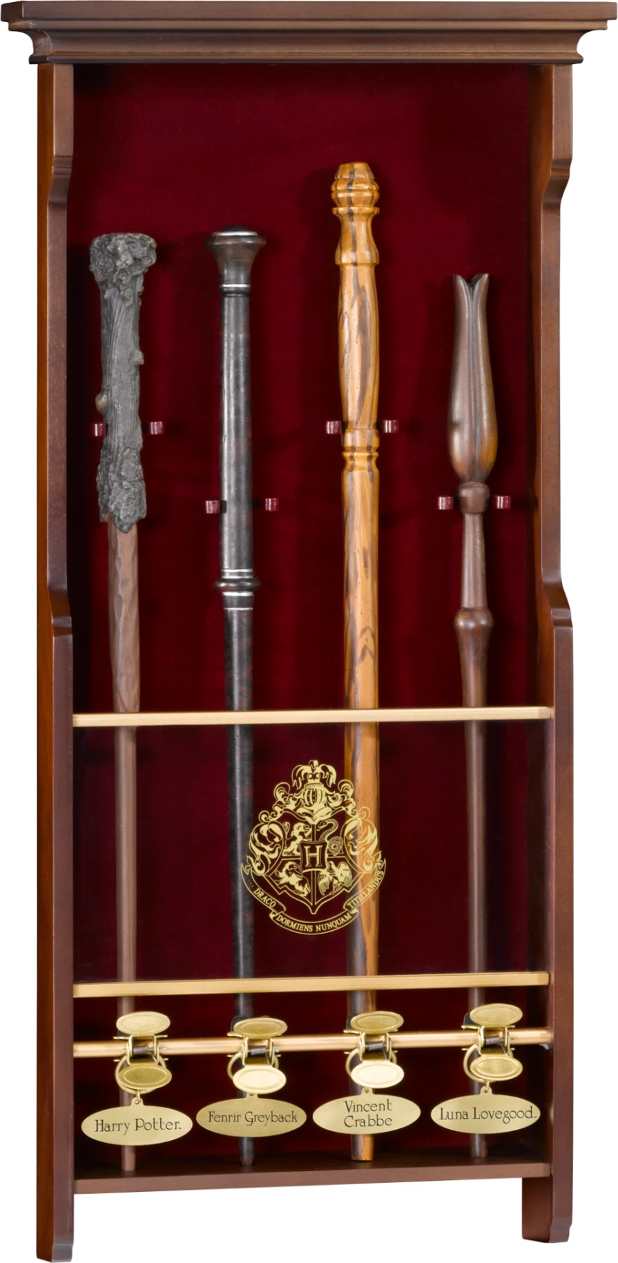 Mbajtëse NOBLE COLLECTION Harry Potter për 4 shkopinj magjikë, dru kafe