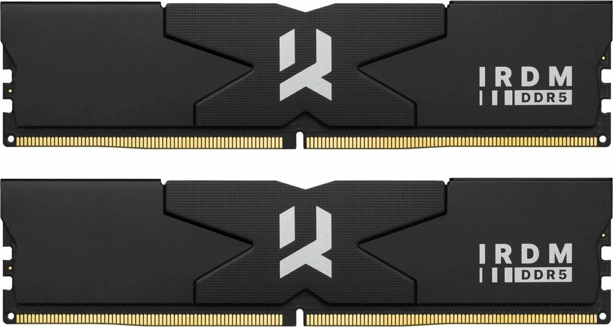 RAM Memorje GoodRam IRDM IR-6400D564L32S/32GDC, DDR5 32GB (2x16GB) 6400MHz CL32 UDIMM, e zezë