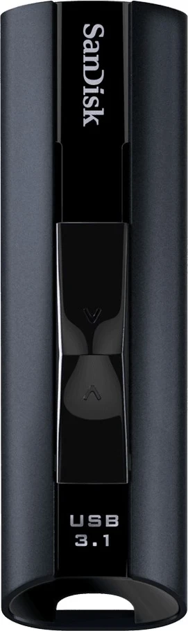 USB flash drive SanDisk Extreme Pro 256 GB, e zezë