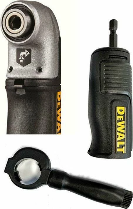 Mbajtës këndor për bita DeWalt DT20500-QZ 90° 1/4\" hex, set me dorezë shtesë, i zi/verdhe