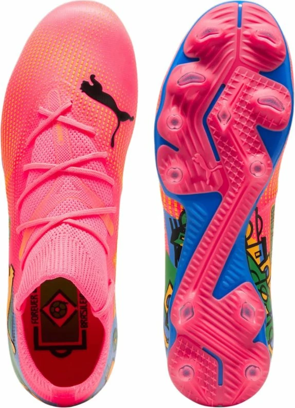 Atlete futbolli Puma për meshkuj, të kuqe dhe rozë