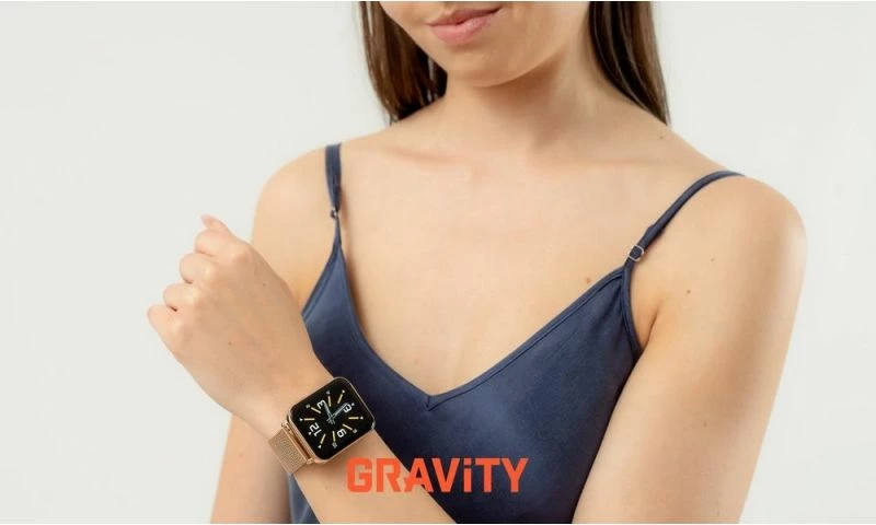 Smartwatch Gravity për femra, rozë