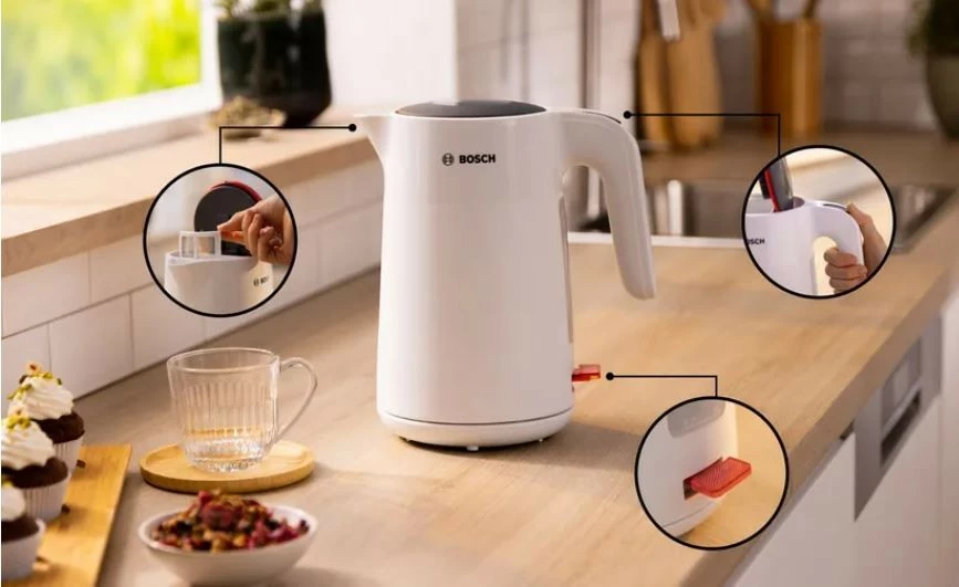 Ibrik elektrik Bosch TWK2M161 MyMoment, 1.7L, Bardhë