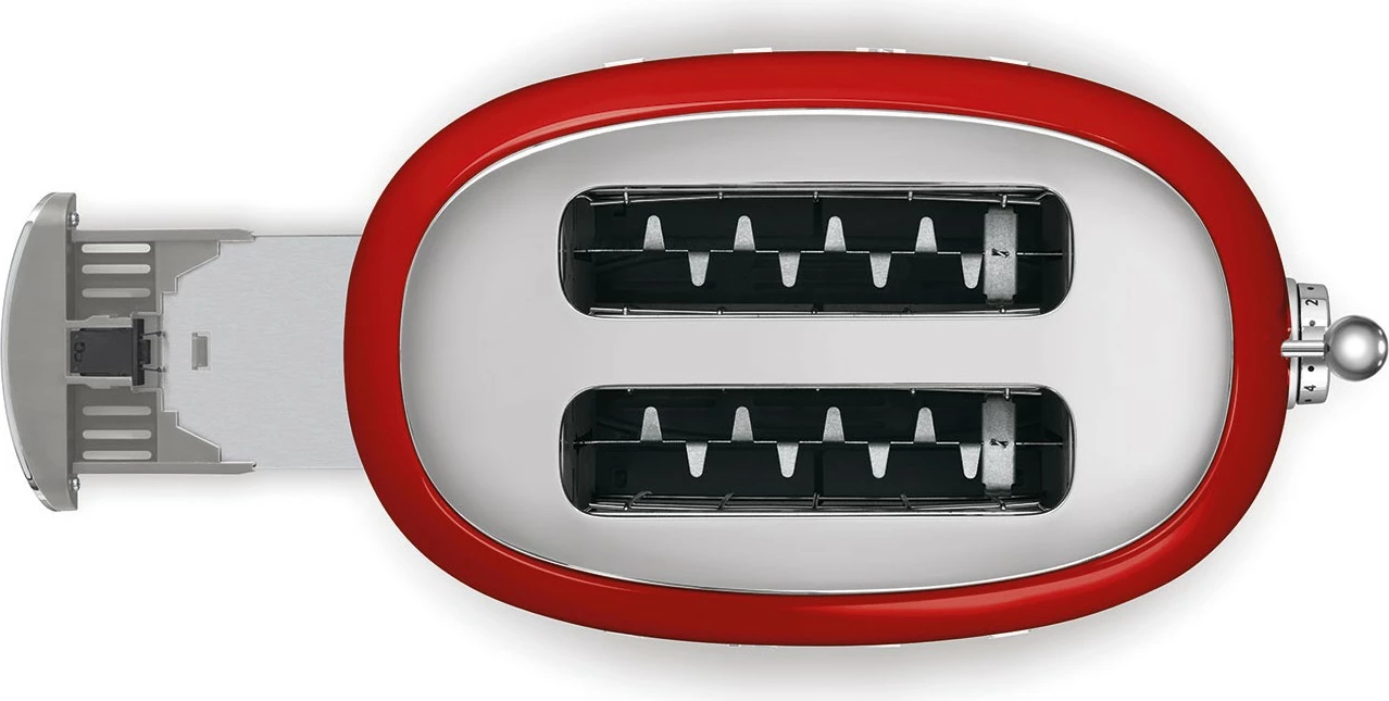 Tostier SMEG TSF01RDEU 2 feta, 950W, i kuq
