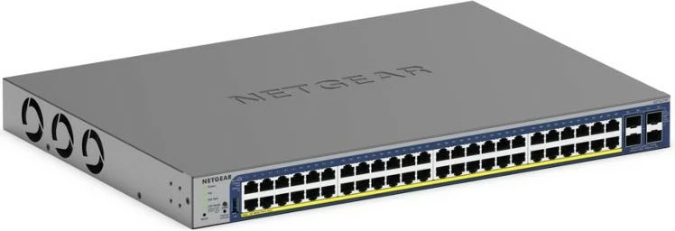 Switch smart NETGEAR GS752TXP, 52-Port, PoE, 10G Ethernet, i menaxhuar