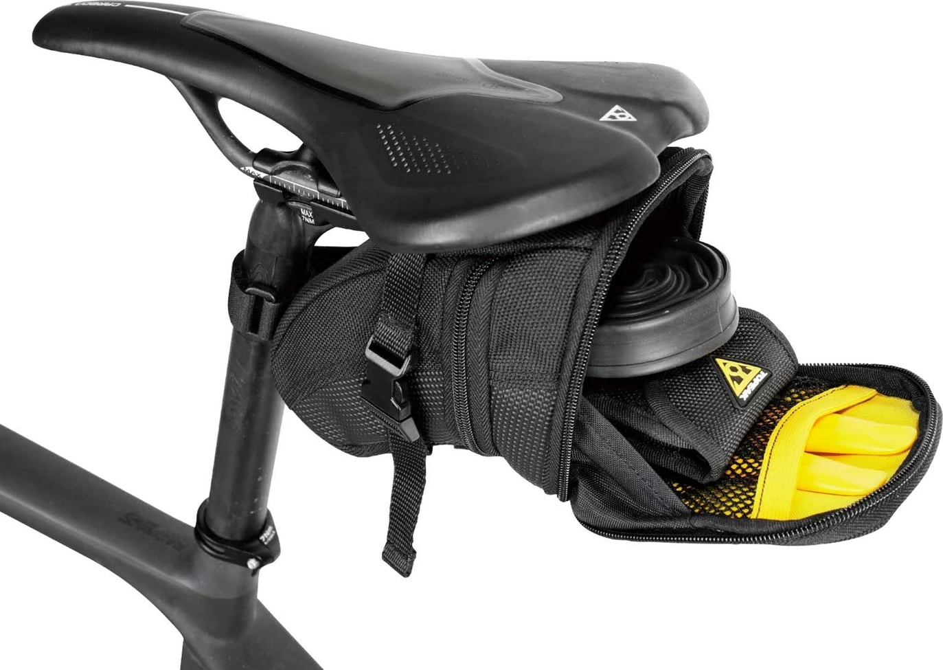 Çantë biçiklete TOPEAK Aero Wedge Pack Medium, nën sedilje, e zezë