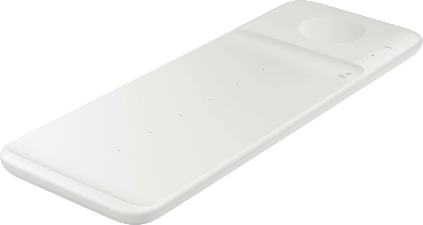 Karikues wireless Samsung Trio, USB, i bardhë