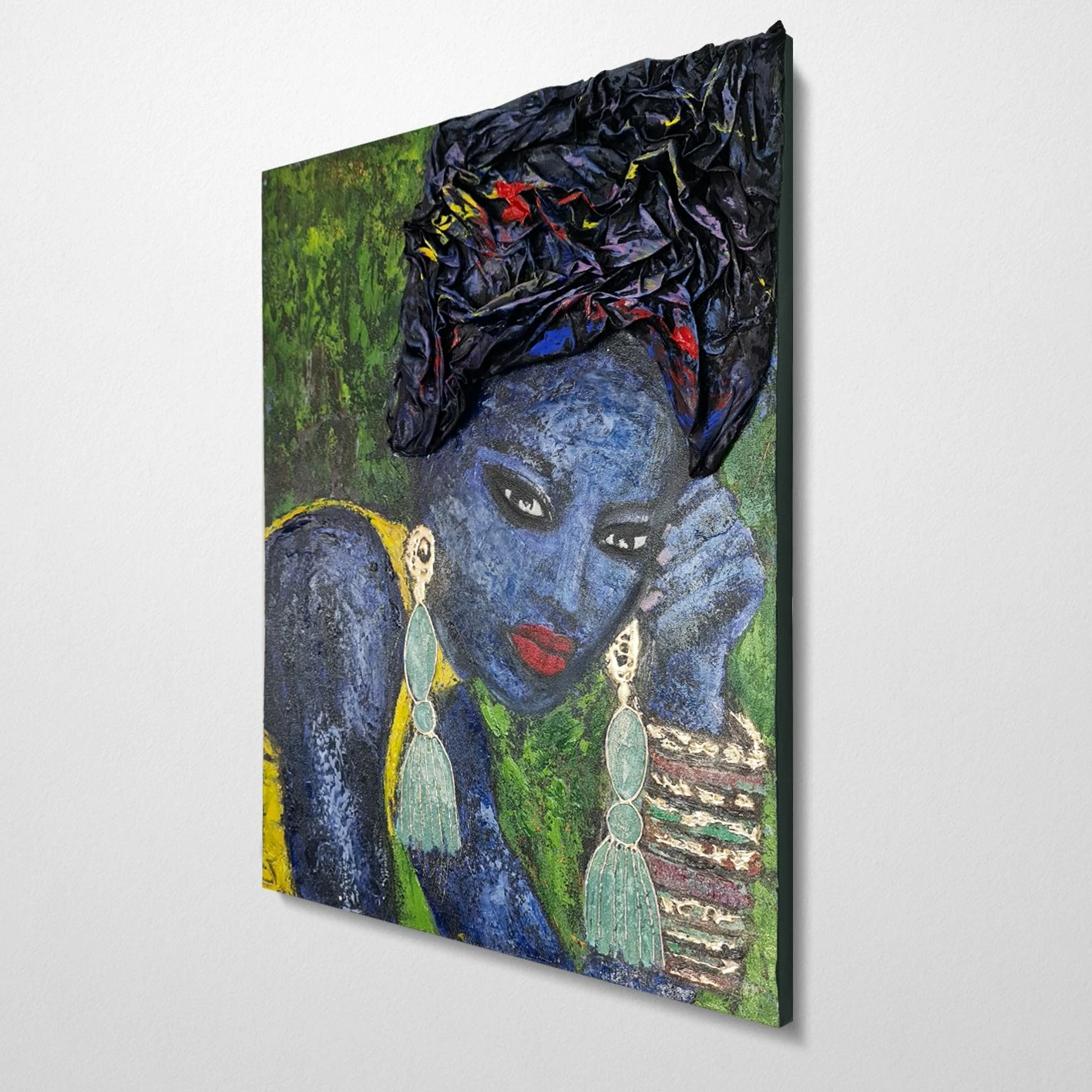 Pikturë dekorative me vaj, shumëngjyrëshe, Wallity, OPL2012638208, 100x140 cm