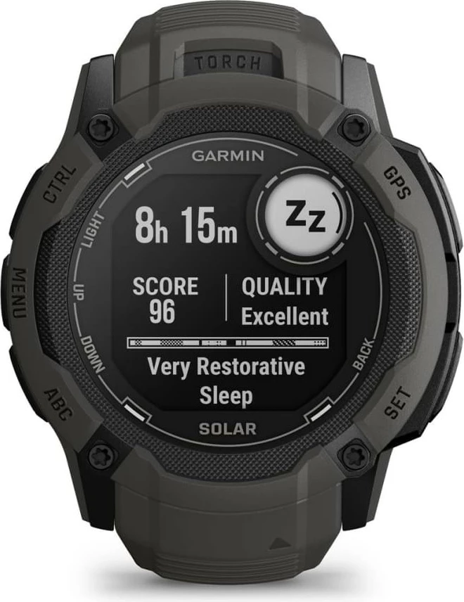 Smartwatch Garmin Instinct 2X Solar, GPS, 150 orë bateri, grafit