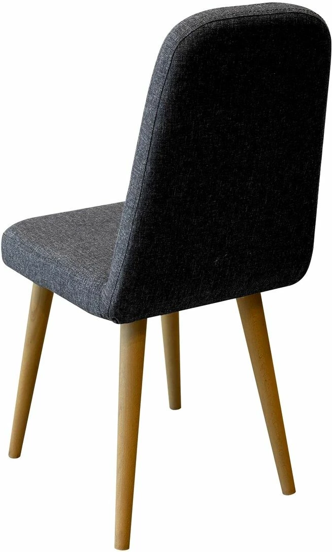 Tavolinë me karrige, set 5 pjesësh, ngjyrë lis dhe antracit, Skye Decor, Vina Mini 02 1053