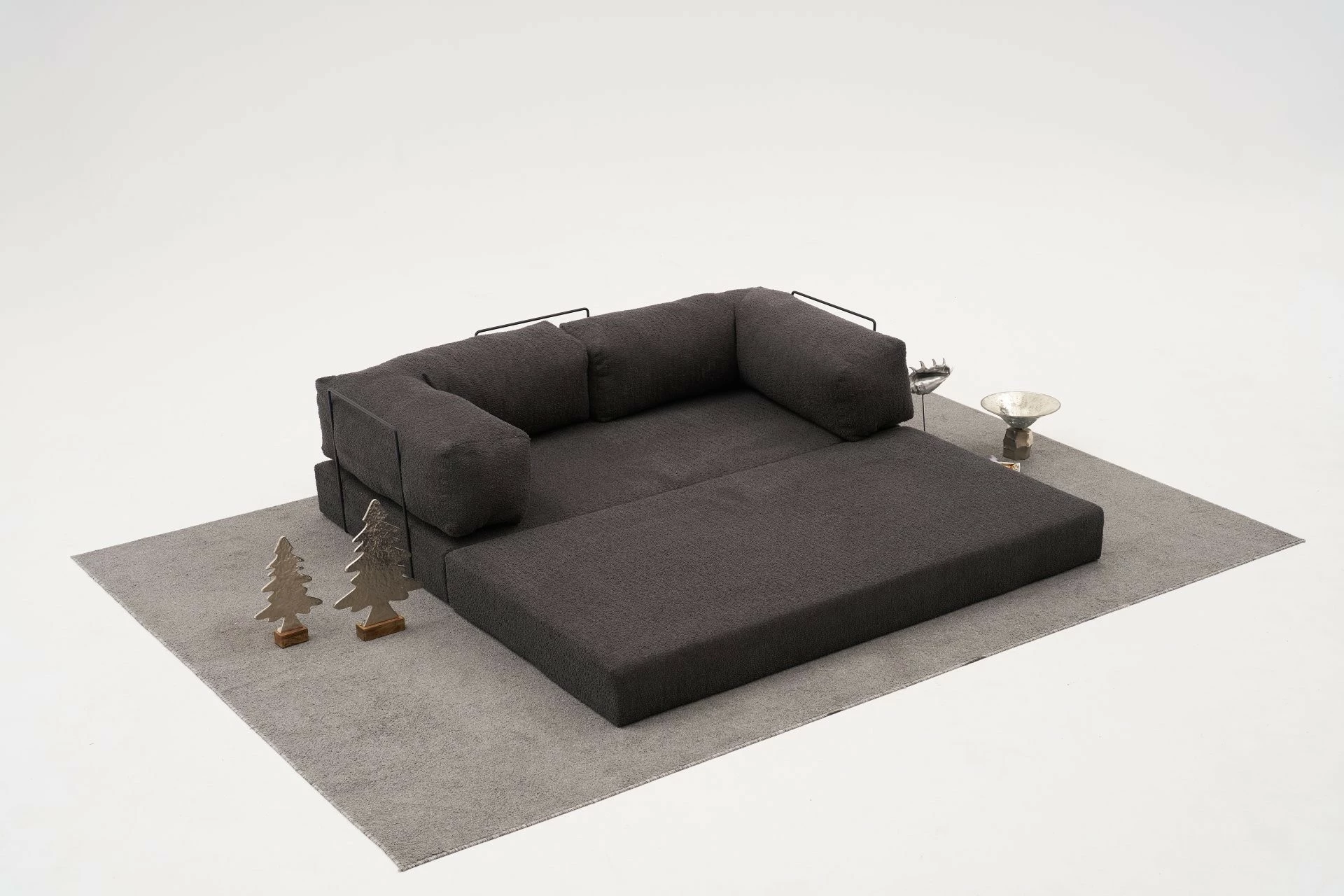 Divan treshe Atelier del Sofa, Comfort, antracit v2