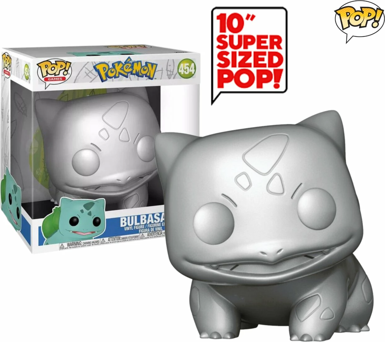 Figurinë Funko Pop Games Pokemon Bulbasaur 10" Super Sized