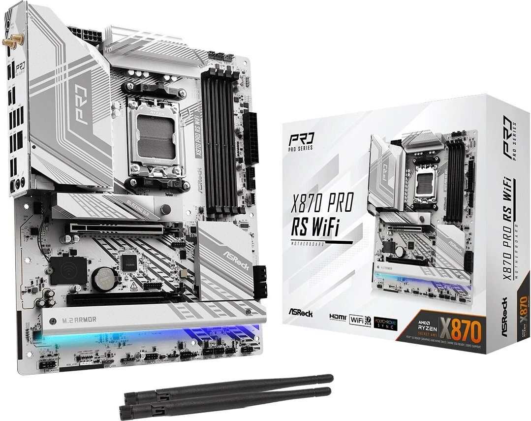 Pllakë amë ASRock X870 Pro RS WiFi, Socket AM5