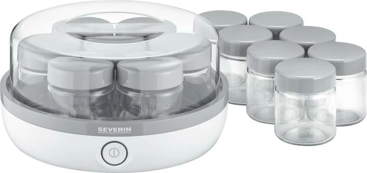 Prodhues kosi, Severin, JG 3518, 7 kavanoza 150 ml, bardh e hirtë