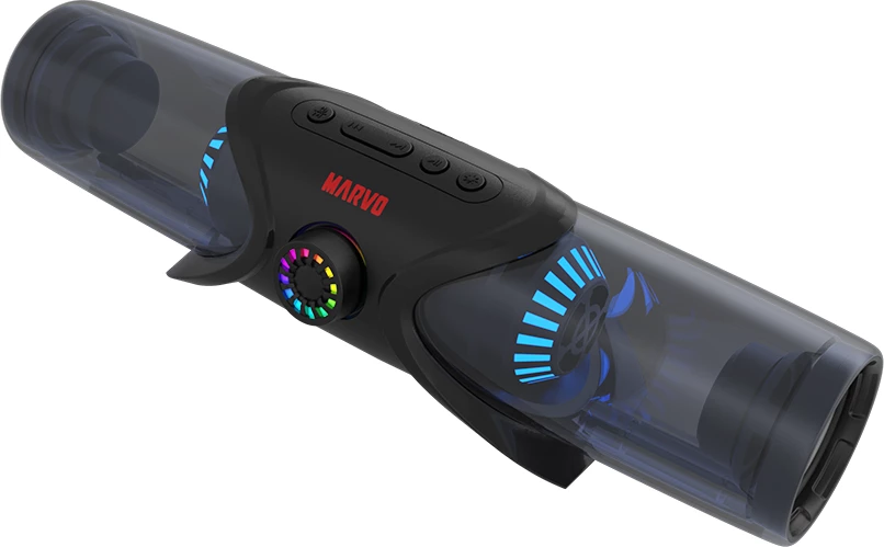 Altoparlant Bluetooth Marvo SG-100 10W RGB 4000mAh me AUX, i zi