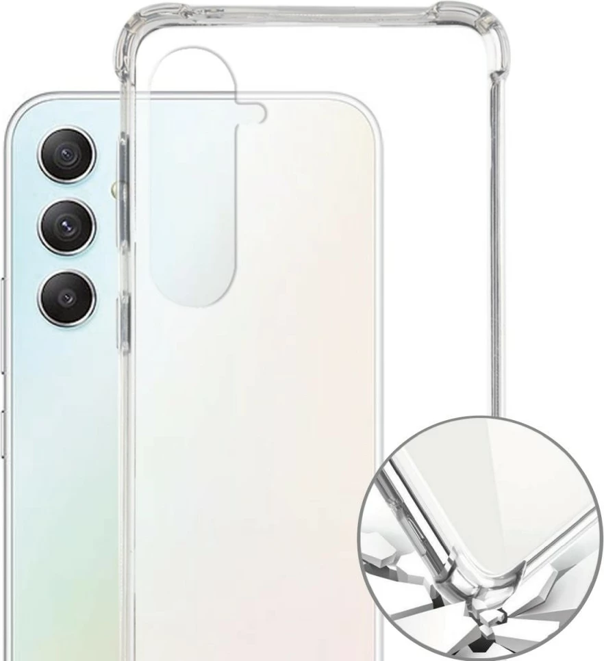 Mbështjellës 4smarts 541027, Samsung Galaxy A55, 16.8 cm (6.6"), Transparent