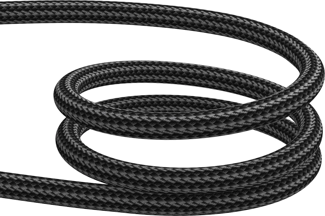 Kabllo Joyroom S-A42 Crystal-Clear Series, USB-A në USB-C, 1.2m, 3A, e zezë