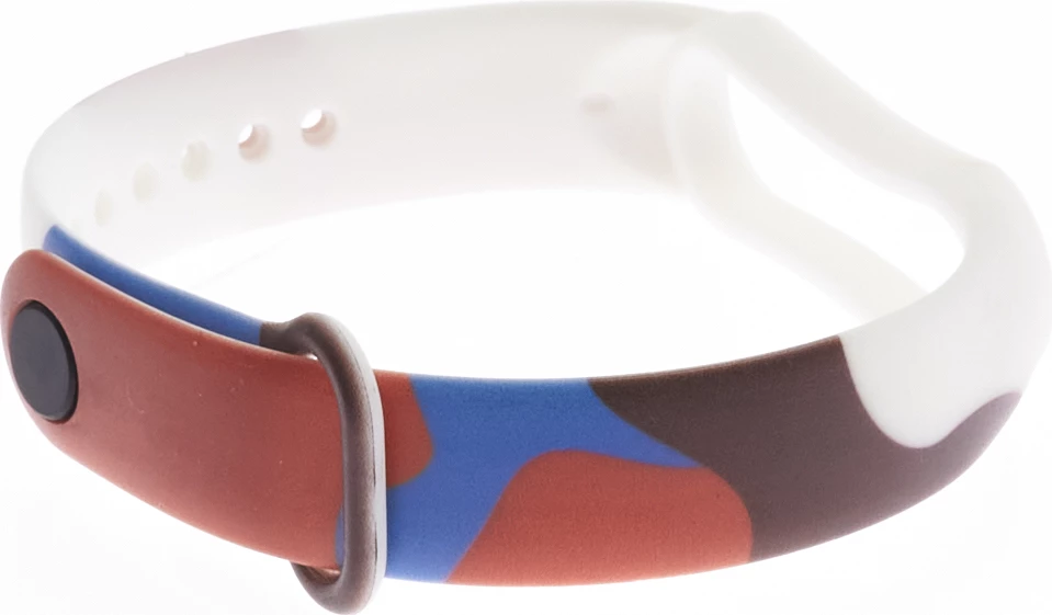 Rrip silikoni Hurtel Strap Moro për Xiaomi Mi Band 5/6, kamuflazh, Blu, Kuqe, Bardhë