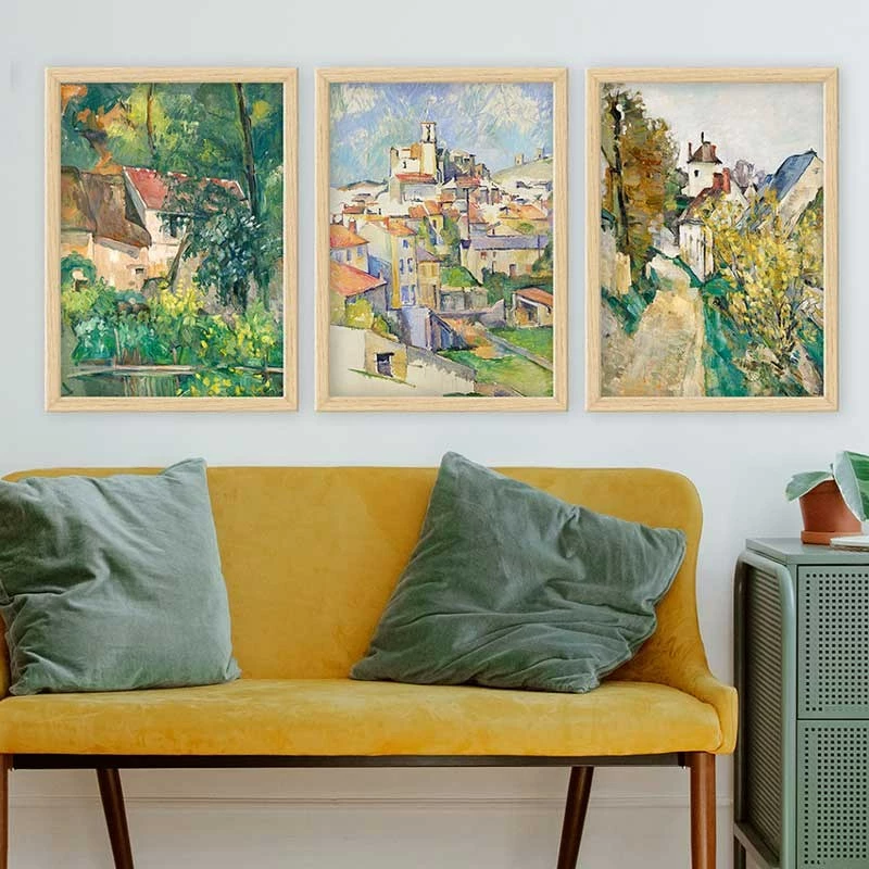 Pikturë dekorative me kornizë (3 copë), Wallity, 3NTC_UN2036304_3545