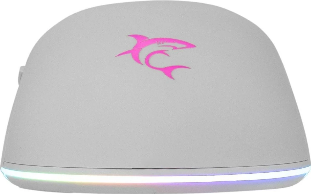 Maus gaming White Shark Bagdemagus GM-5010, 7200 DPI, RGB, i bardhë