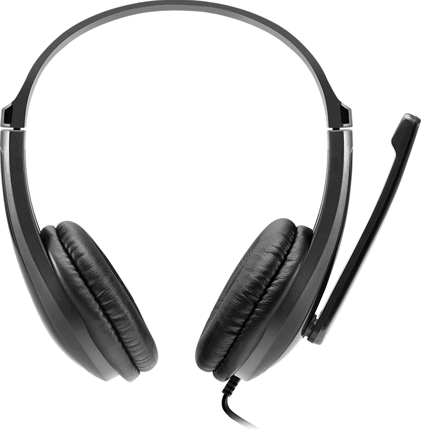 Kufje me mikrofon CANYON CHSU-1 USB, kabllo 2 m, stereo, të zeza
