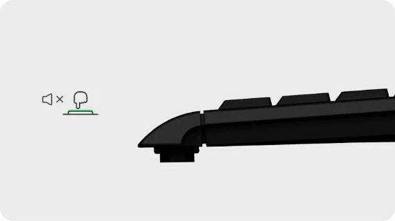 Tastierë KeySonic KSK-3010ELC, me kabllo, LED, QWERTZ, e zezë