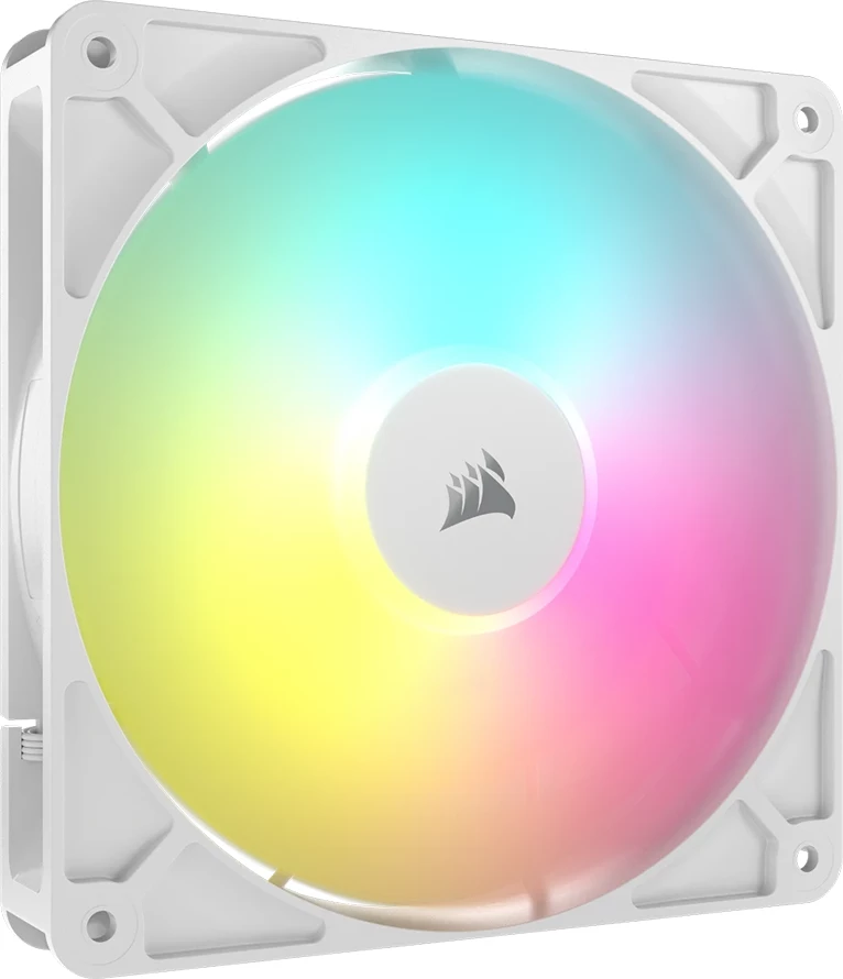Ventilator PC CORSAIR RS140 ARGB 140mm PWM, 95.5 CFM, 330-1700 RPM, i bardhë, paketë 1 copë