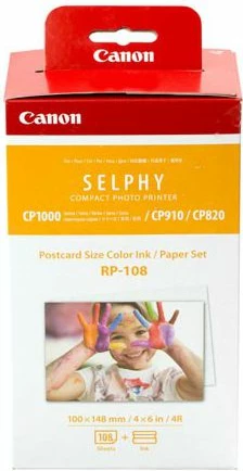 Letër foto Canon Selphy RP-108 A6 100 x 148 mm 108 fletë me shkëlqim