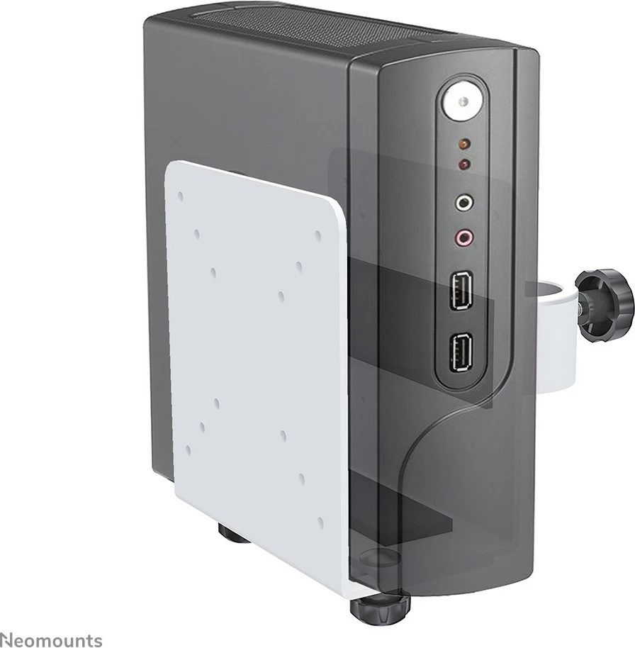 Mbajtës universal për thin client Neomounts THINCLIENT-10, deri 10kg, bardhë/zi