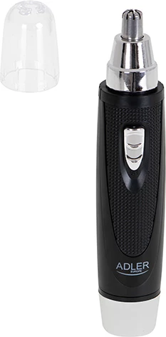 Trimmer hunde dhe veshësh, Adler AD 2911, me bateri AA, i portativ, i zi