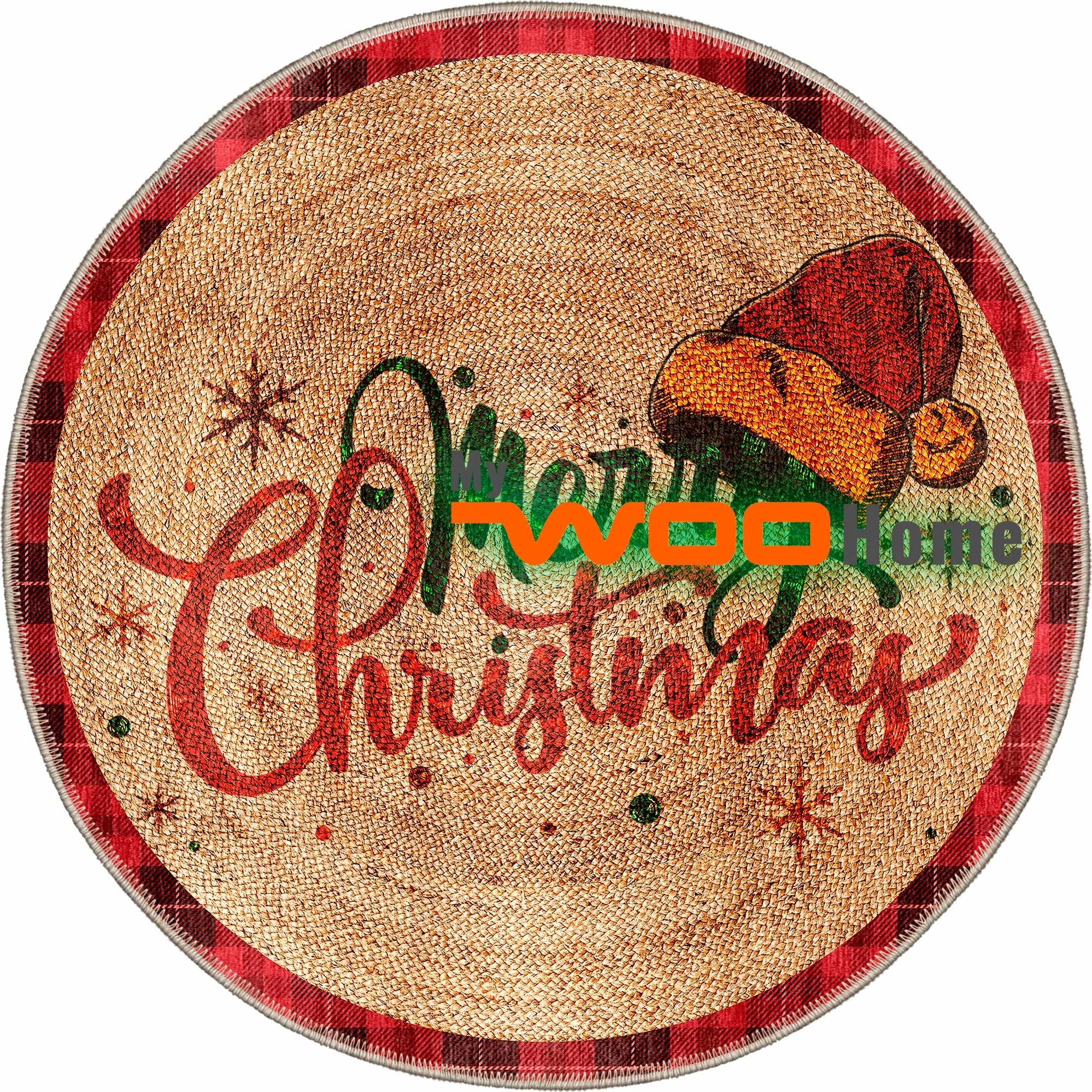 Qilim i rrumbullakët, shumëngjyrësh, 120x120cm, Conceptum Hypnose, Woobtny0318