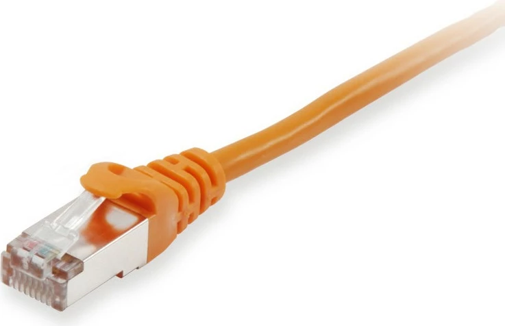 Kabllo rrjeti Equip Cat6a 25m, S/FTP, RJ-45, portokalli