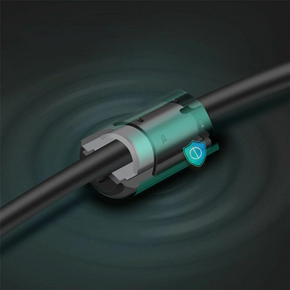 Kabllo USB Ugreen 10351 USB-A në USB-B 3 m USB 2.0 e zezë