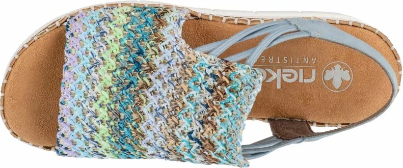 Sandale femra Rieker, shumëngjyrëshe