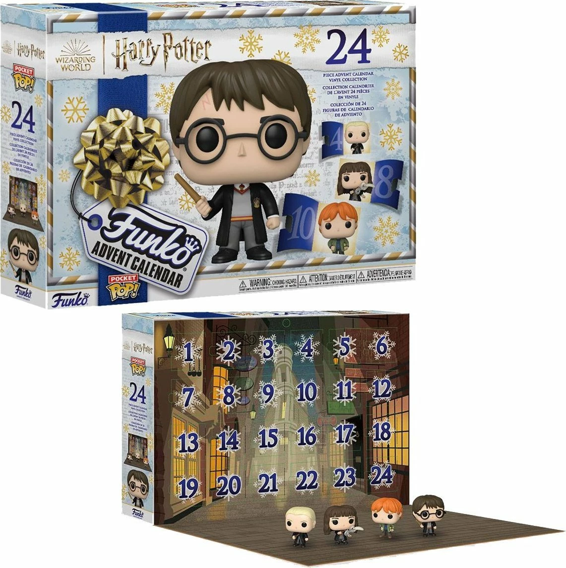 Kalendar Adventi Funko Pop Harry Potter 2022, 24 Pocket POP! figura 4 cm, vinyl, set 24 copë