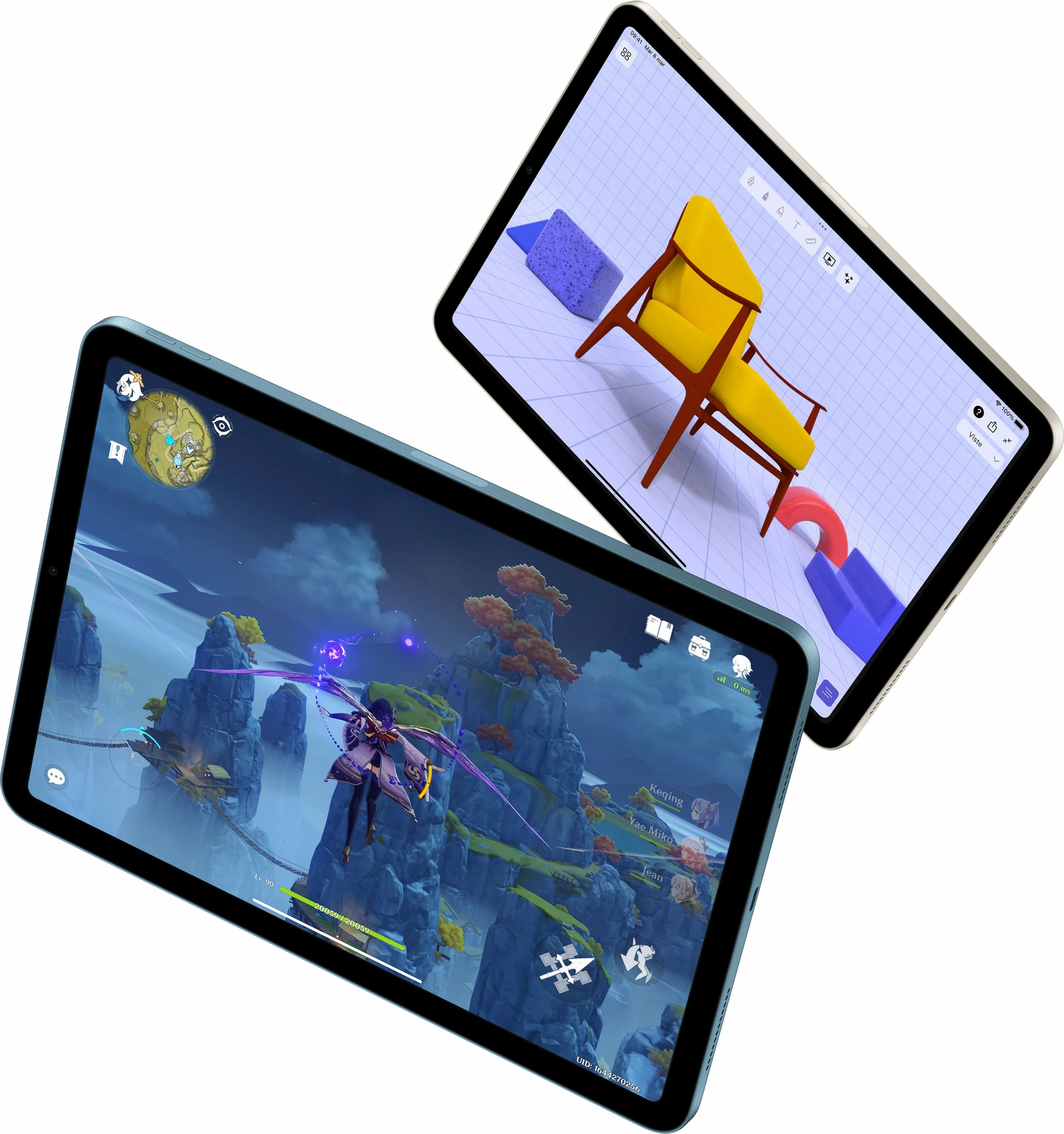 Tablet Apple iPad Air 10.9, 64GB, 8GB RAM, iPadOS 15, blu
