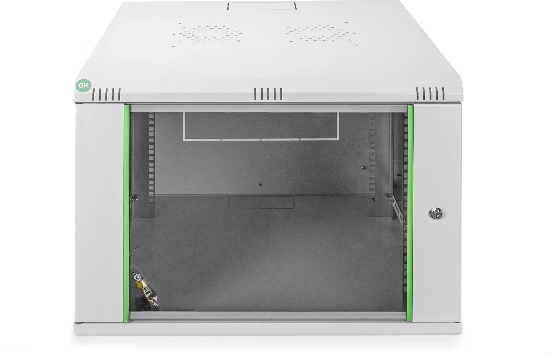 Kasë rrjeti Digitus Dynamic 7HE, 7U, 600x600mm, xham, gri