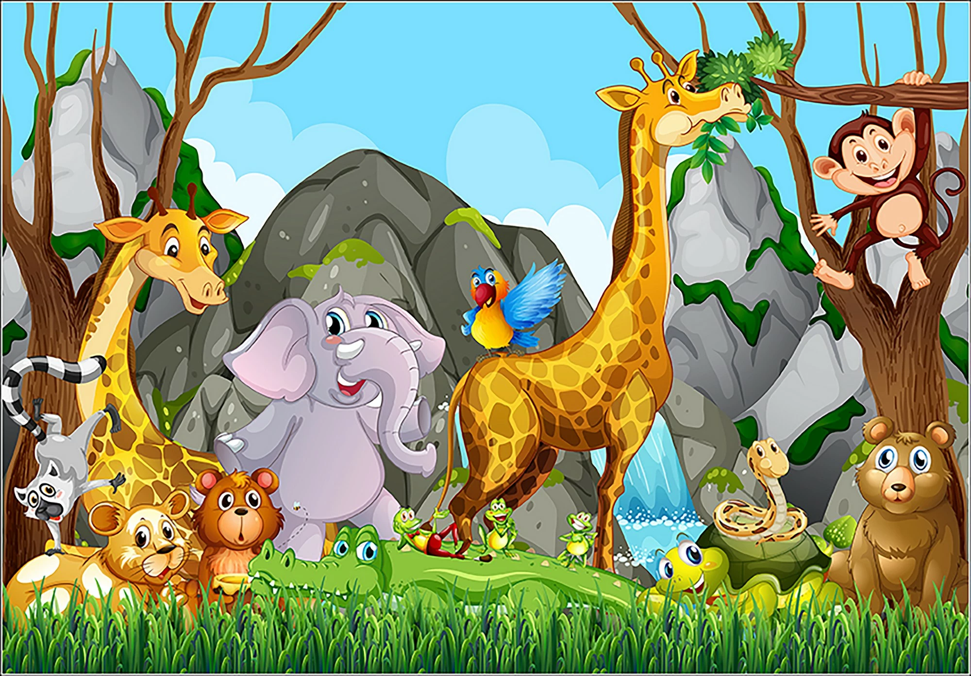 Qilim shumëngjyrësh për fëmijë, 80x300cm, Conceptum Hypnose CT-3004