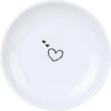 Set pjatash për ëmbëlsira, porcelan, 4 copë, Hermia, NNYO10DUS4885734