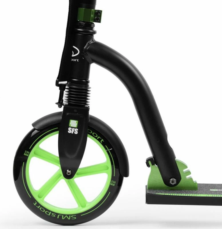 Trotinetë SMJ Sport NL-700-230 / 205 për Meshkuj, Femra dhe Fëmijë - E Zezë dhe e Gjelbër