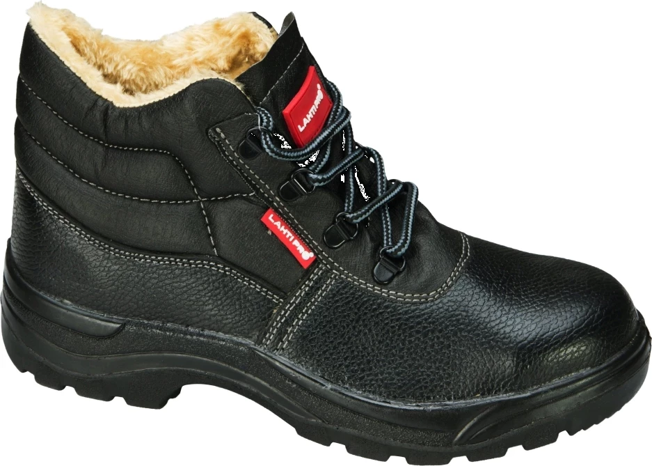 Këpucë pune dimërore lëkure LAHTI PRO L3030341, S3 SRC, nr. 41, të zeza