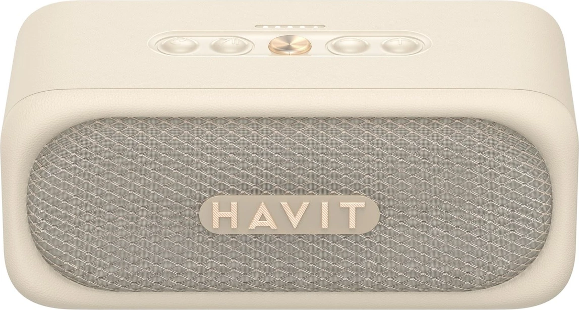 Altoparlant portativ HAVIT SK905BT Classic I, Bluetooth 5.3, 2000 mAh, Bezhe