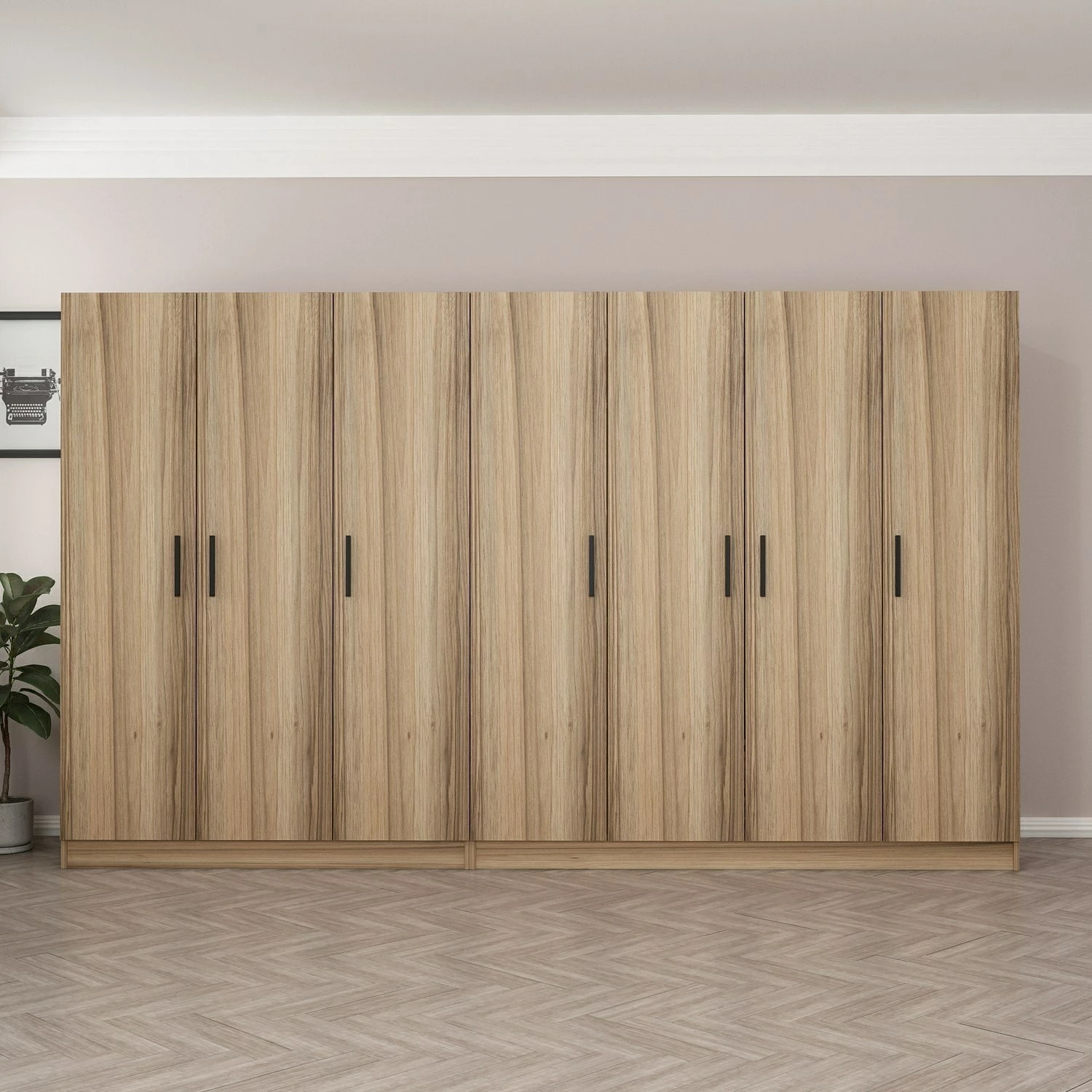 Dollap Skye Decor, dore, 315x190x52cm