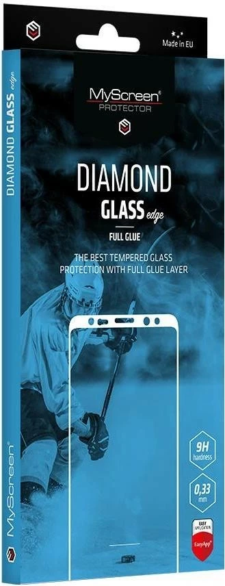 Xham mbrojtës MyScreen Diamond Glass Edge Full Glue për Xiaomi Redmi 14C/14R 5G/A4 5G, i zi